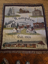 Vintage Hampden tapestry blanket