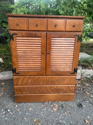 Vintage sugar maple dresser