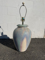 Vintage pastel plaster table lamp