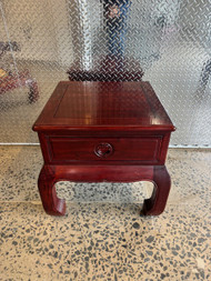 Ming style Asian rosewood end table