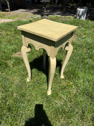 Vintage shabby chic French provincial end table