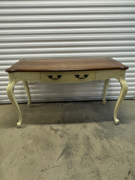 Vintage painted French style console desk