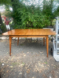 Vintage mid century modern cherry dining table