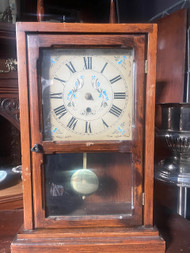 Vintage solid wood wall table clock