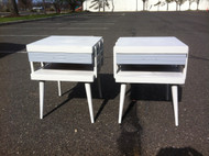 Two - Tone Modern End Tables