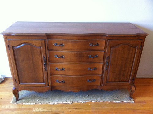 Queen Anne Cherry Dining Room Buffet - Forgotten Furniture