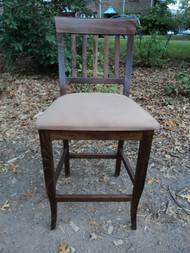 pair of Suede Bar Chairs