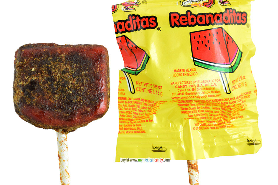 Vero Rebanaditas Lollipops With Chili 40 Piece Buy At Mymexicancandy Com