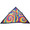 6.5 Foot Delta Kite, Rainbow Tie Dye