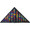 6.5 Foot Delta Kite', Rainbow Bullets (Stain Glass Window)