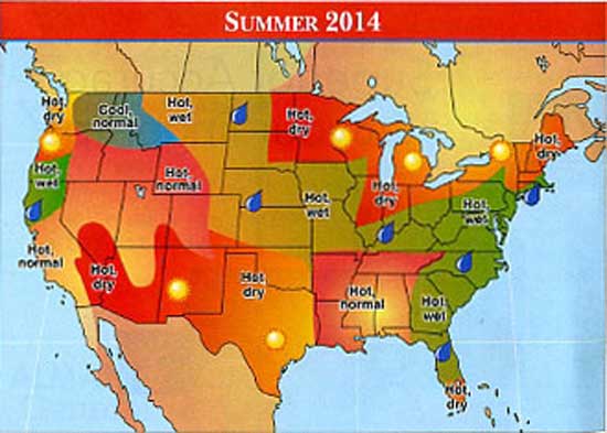 farmers almanac heat predictions