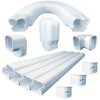 15FT Universal Line Set Cover Kit for Ductless Mini-Split ...