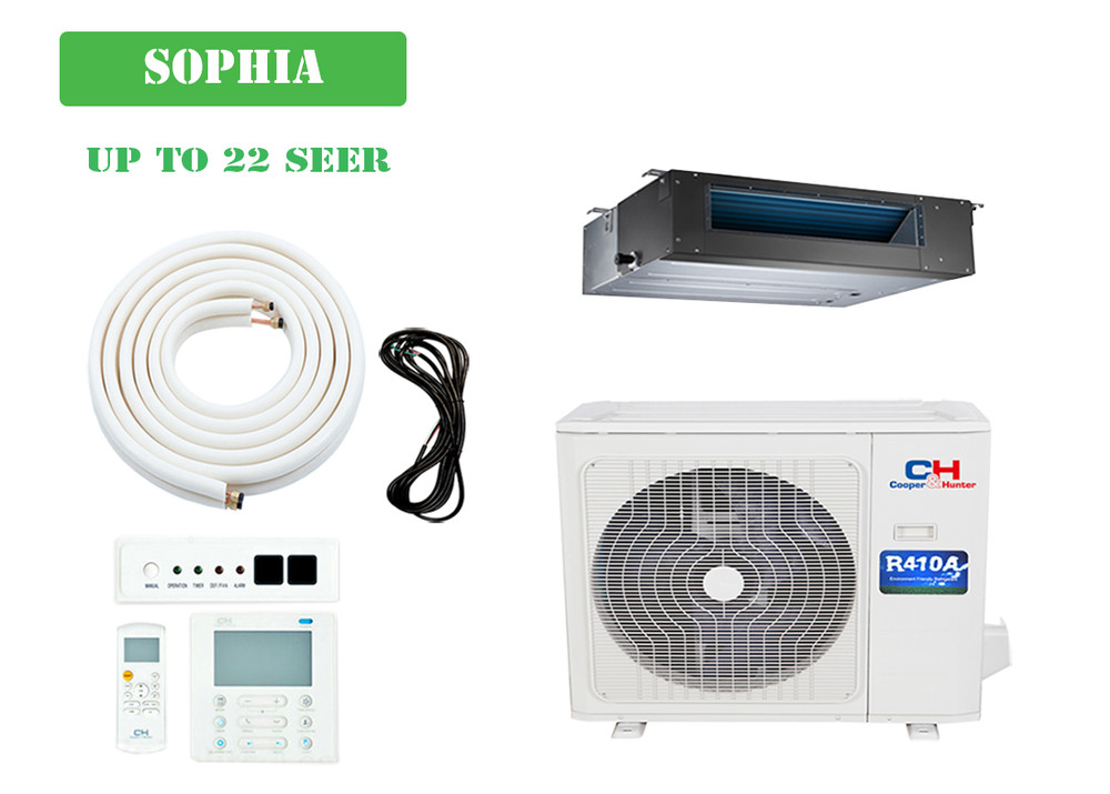 Cooper&Hunter Sophia Series 12,000 BTU 230V Slim Ducted Mini Split