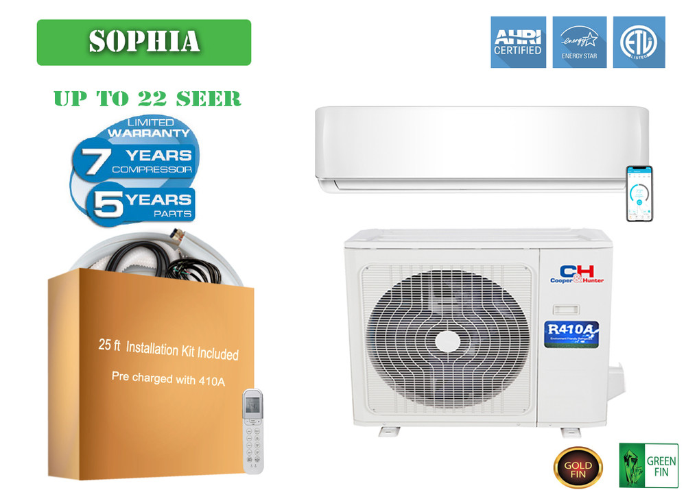新着商品 Cooper&Hunter Sophia Mini Mount Wall 230V BTU 24000 Series その他