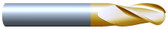 #33753BTIN----3 Flute 3/8" Dia. x 3" LOC x  6" OAL Ball