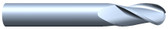 #HP31251B----3 Flute 1/8"  Dia. x 1/2" LOC x  2" OAL Ballnose Aluminum Cutter