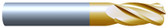#4999R060TIN----4 Flute 1" Dia. x 1 1/2" LOC x  4" OAL w .060 Radius 