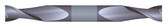 #SBD2375TIA----2 Flute 3/8" Dia. x 9/16" LOC x  2 1/2" OAL Stub D/E