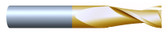 #23759TIN----2 Flute 3/8"  Dia. x 3" LOC x  6" OAL 