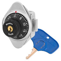 Master Lock 1677MDMKADA. ADA Compliant Built-In Combination Locker Lock. Large Key Head allows easy opening. Metal Dial. Colors Available at no extra charge.