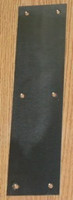 Door Push Plate, 4" x 16". In Aluminum, Stainless Steel, & Polished Brass finishes. (Prices vary). #34014x16