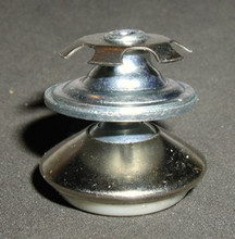 Swivel chair glide for round legs with 1" O.D. and 7/8" I.D.