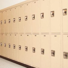 Two Tier Single Point Corridor Lockers