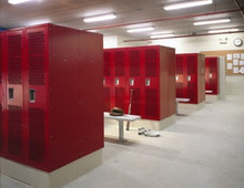 Single Tier Heavy Duty Athletic Lockers.