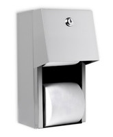Toilet tissue dispenser. Stainless Steel. Surface Mounted. Std Roll. Not Controlled