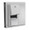 Toilet tissue dispenser for restrooms. Partition mounted. Stainless Steel. Not controlled