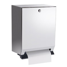 Paper Towel Dispenser for Restroom. Non-perforated roll. Full lever