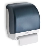 Battery operated paper towel dispenser. Non-perforated roll