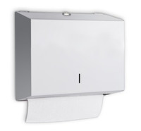 C-Fold and Multi-Fold Paper Towel Dispenser. Stainless Steel