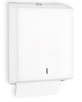 C-Fold or Multi-Fold Paper Towel Dispenser. White Enamel