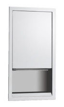 C-Fold or Multi-Fold Paper Towel Dispenser. Satin Stainless Steel