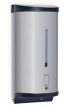 Battery Operated Liquid Soap or Hand Sanitizer Dispenser. Stainless Steel