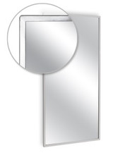 Stainless Steel Mirror with Stainless Steel Angle Frame