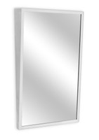 Fixed Tilt Mirrors. Plate Glass or Stainless Steel with Stainless Steel Angle Frame