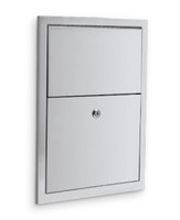 Sanitary Disposal for Bathroom Stalls. Stainless Steel