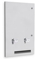 Sanitary Napkin and Tampon Dispenser. Stainless Steel