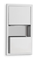 Waste Receptacle / Paper Towel Dispenser for Restrooms