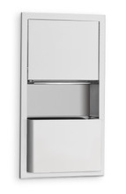 Waste Receptacle / Paper Towel Dispenser for Restrooms