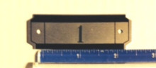 Number Tag to fit Lyon Lockers