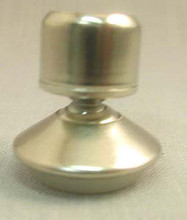 Swivel chair glide for round legs with O.D. 5/8" and I.D. 1/2"