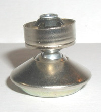 Swivel chair glide for round legs with O.D. 11/16" and I.D. 1/2"