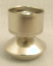 Swivel chair glide for round legs with O.D. 7/8" and I.D. 3/4"