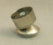 Swivel chair glide for chair legs with 1" O.D. and 7/8" I.D.