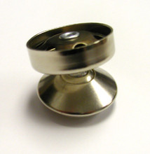 Swivel chair glide for chairs with round legs of 1-1/8" O.D.