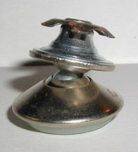 Swivel chair glide for round legs with 7/8" O.D. and 3/4" I.D.