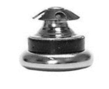 NON-Swivel chair glide for round legs with O.D. 3/4" and I.D. 5/8". NO ferrule